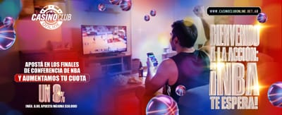 Promotion banners for online casinos in Argentina